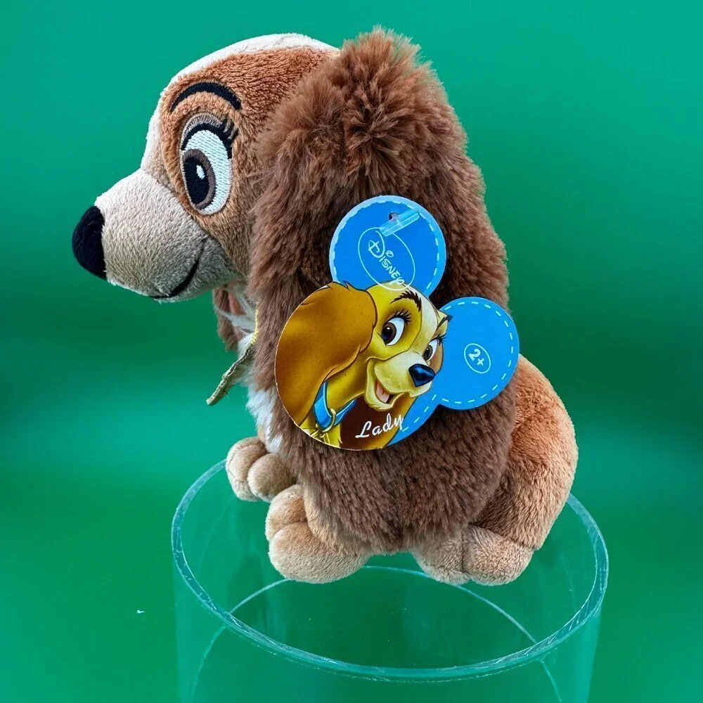 DISNEY PLUSH LADY 6 INCH DOG JUST PLAY STUFFED ANIMAL